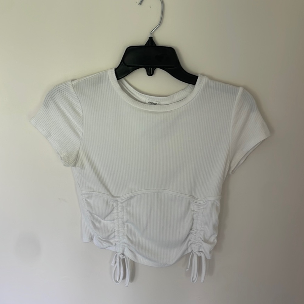 GARAGE white adjustable strings top